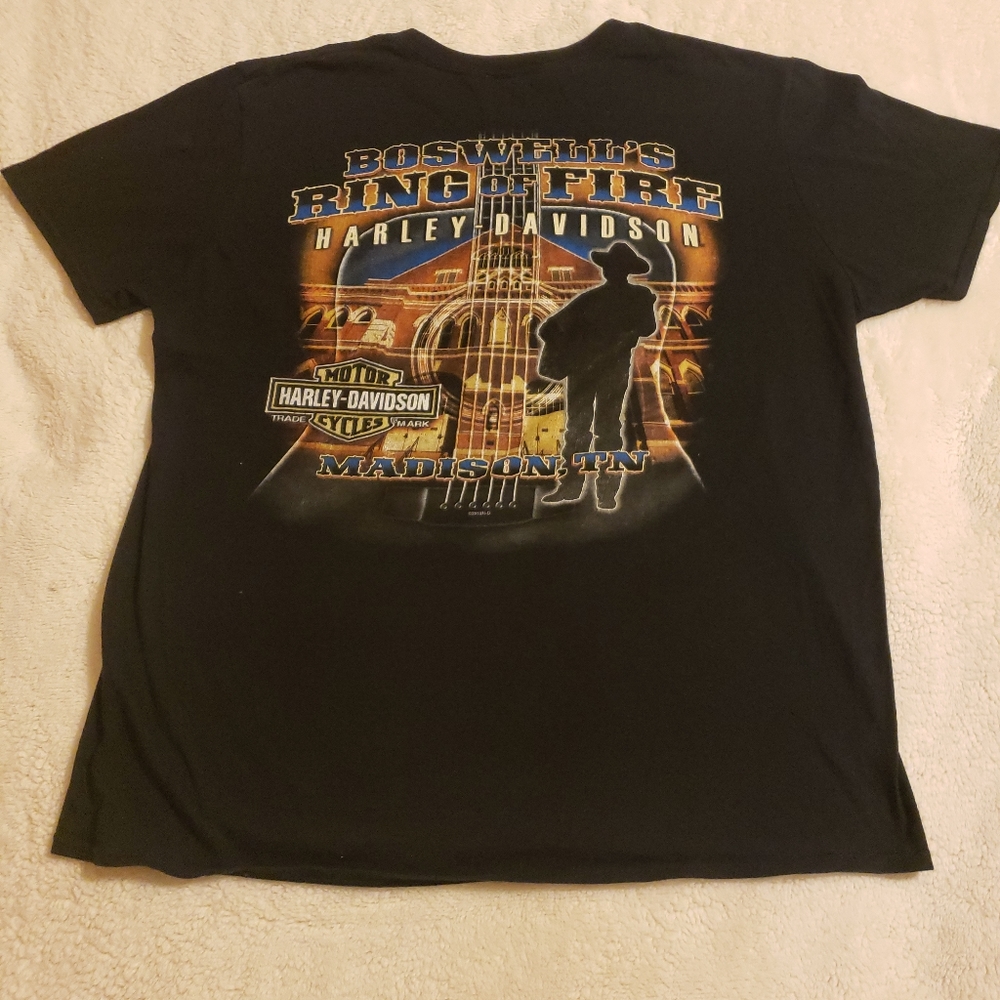Harley-Davidson short sleeve Mens Lg.cotton shirt - Picture 4 of 8